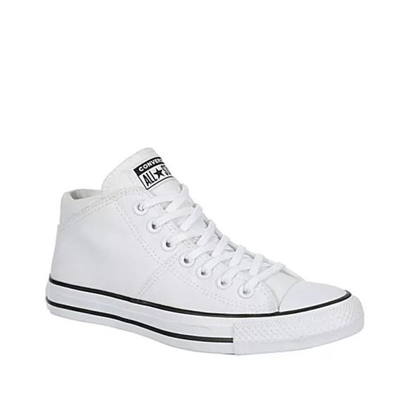 NWT Converse Women's Chuck Taylor All Star Madison MID, White/Black-SZ 9 - Picture 1 of 5